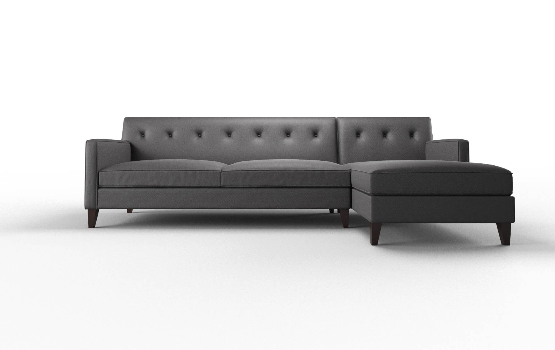 Harper Catalina Charcoal Panel espresso legs