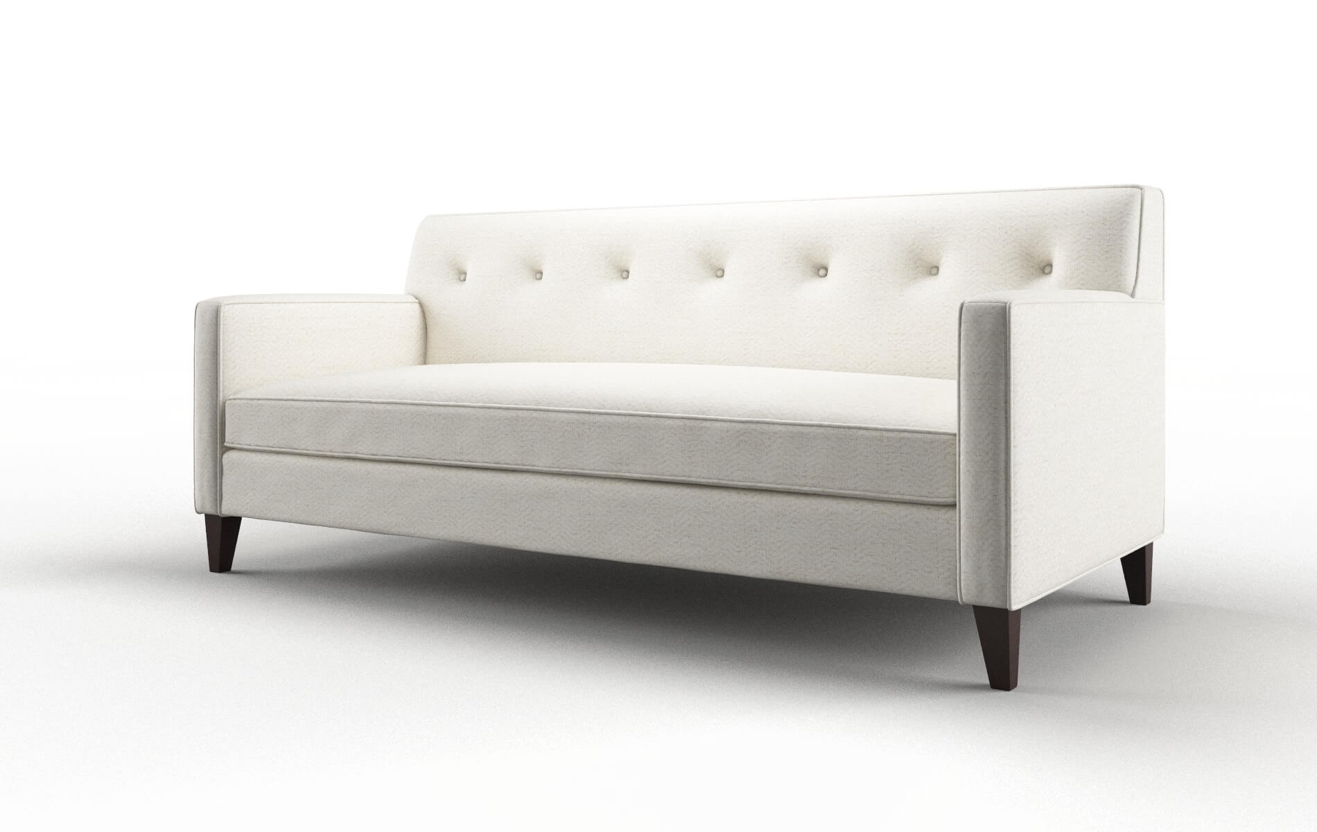 Harper Catalina Ivory Sofa espresso legs 4