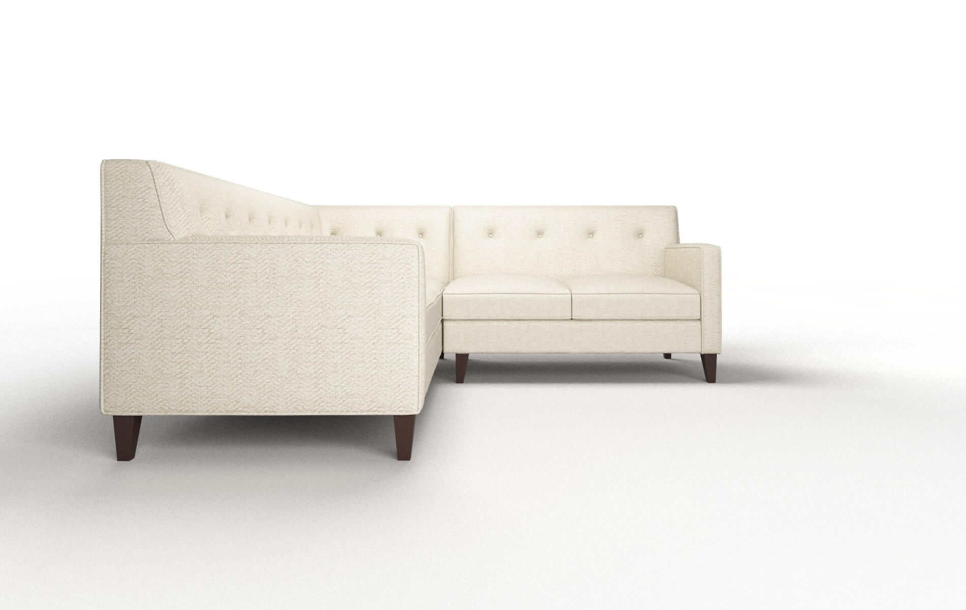 Harper Catalina Wheat Sectional espresso legs 2