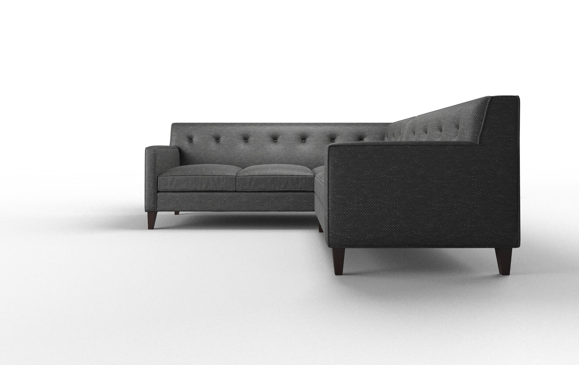 Harper Chance Denim Sectional espresso legs 5