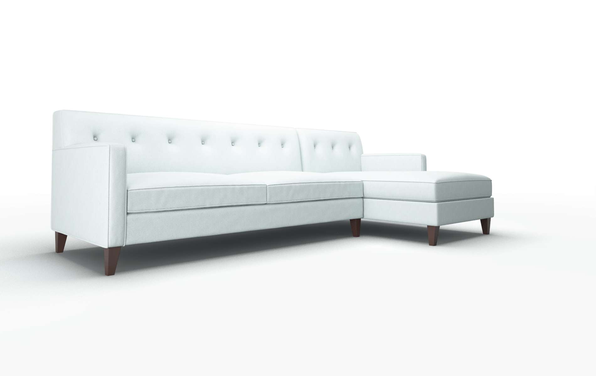 Harper Clyde Cornflower Panel espresso legs 2