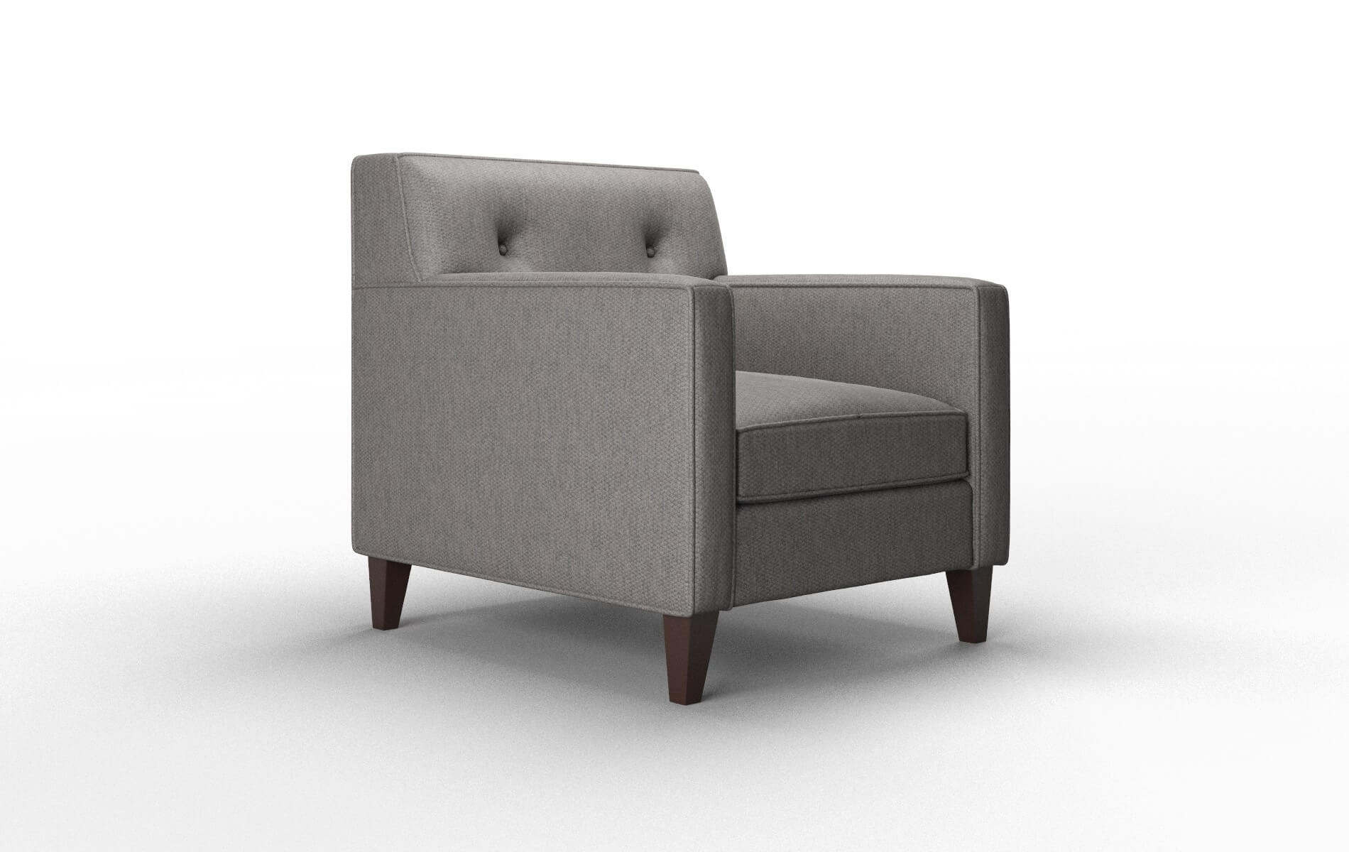 Harper Cosmo Charcoal Chair espresso legs 2