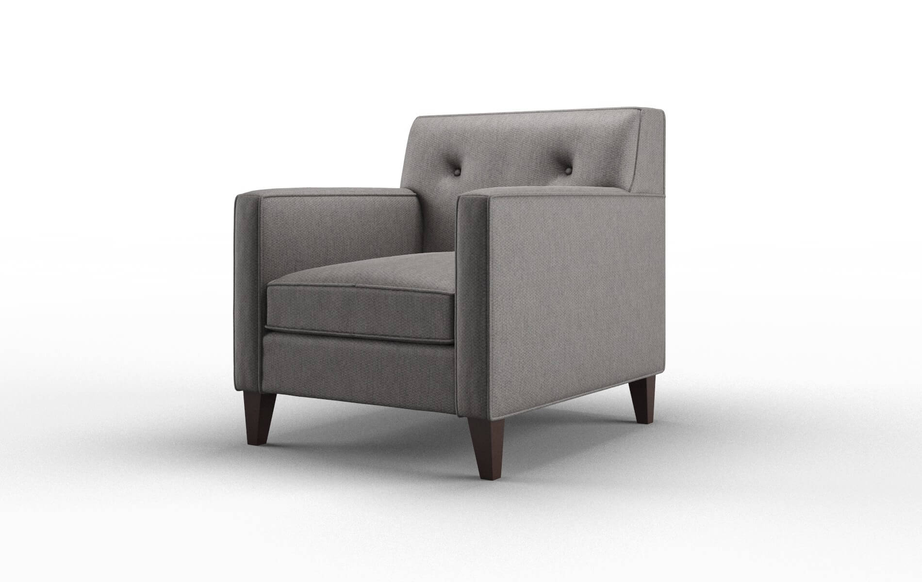 Harper Cosmo Charcoal Chair espresso legs 4