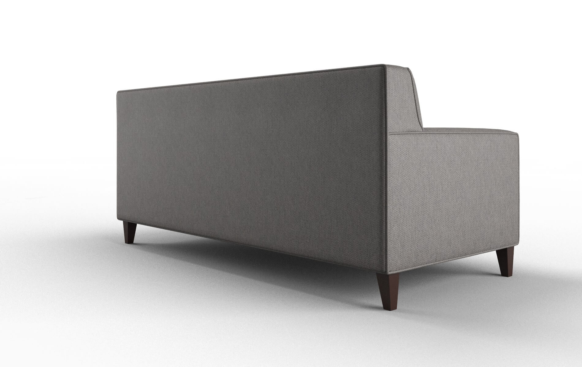 Harper Cosmo Charcoal Sofa espresso legs 5