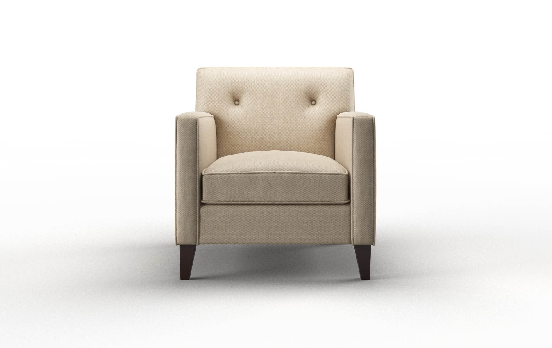 Harper Cosmo Fawn Chair espresso legs 1