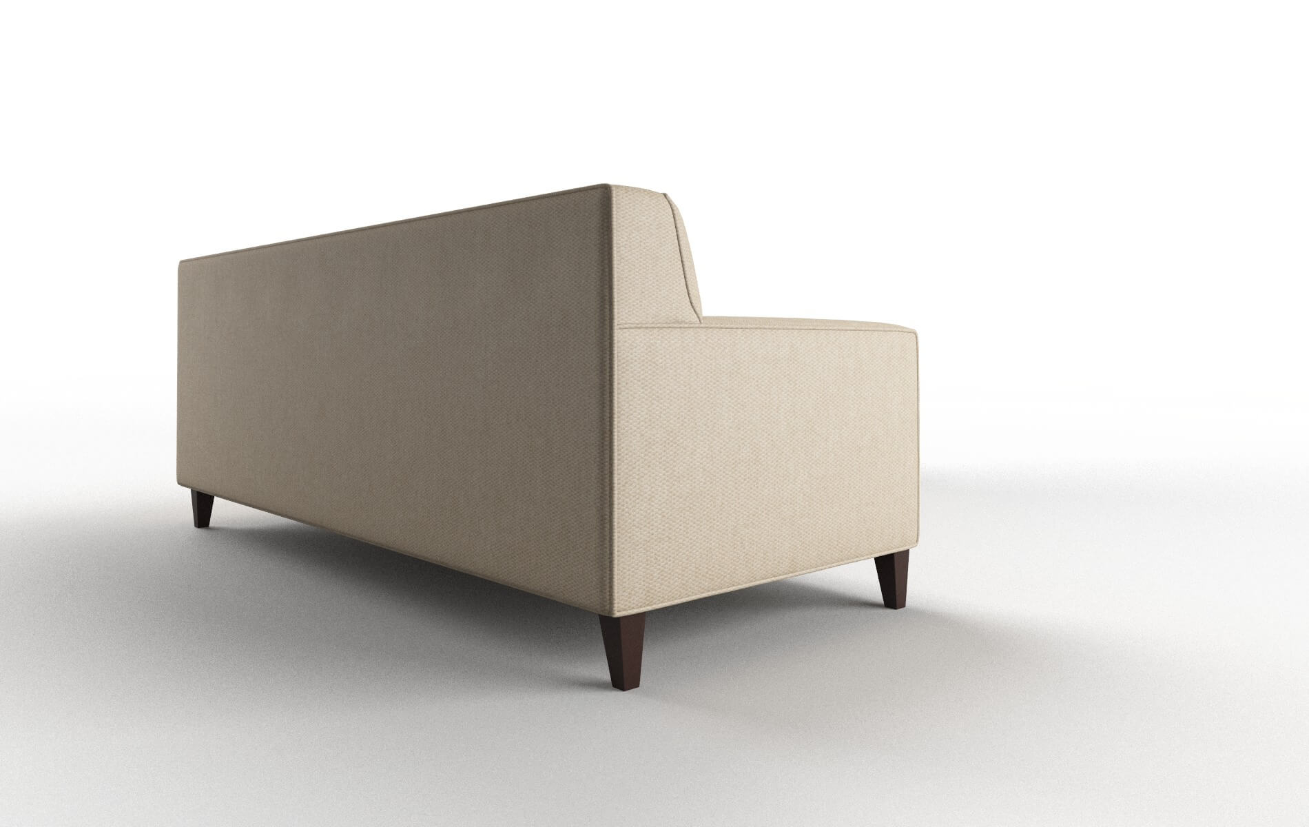 Harper Cosmo Fawn Sectional espresso legs 3