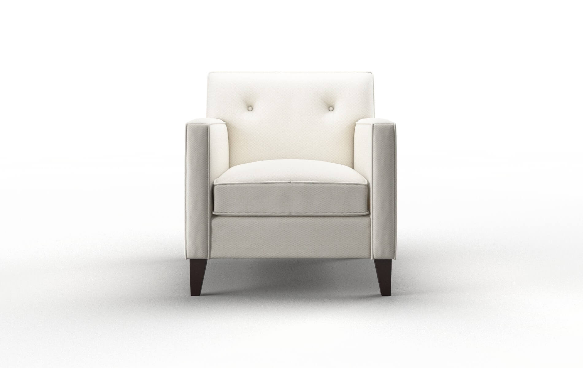 Harper Cosmo ivory Chair Espresso Legs  1