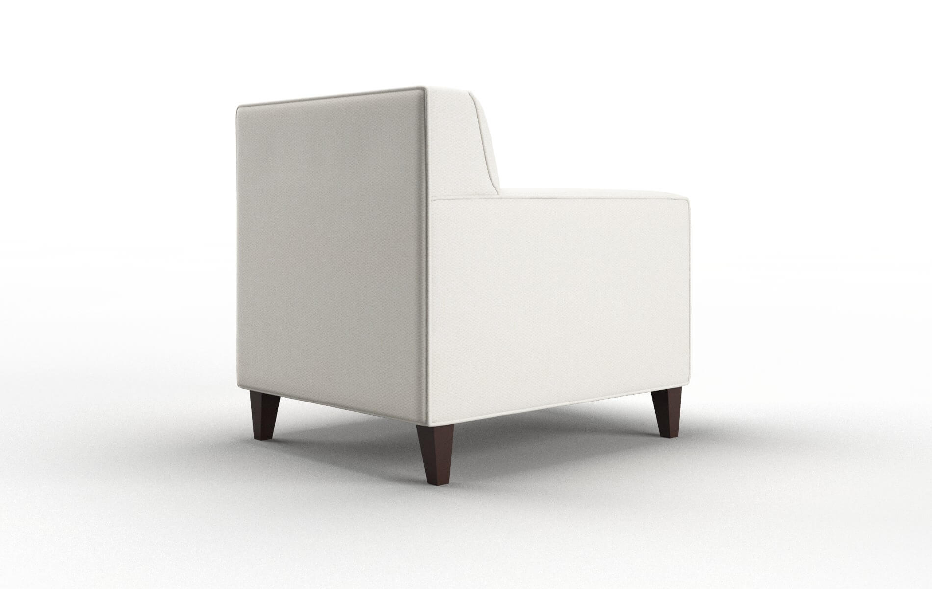 Harper Cosmo Ivory Chair espresso legs 5