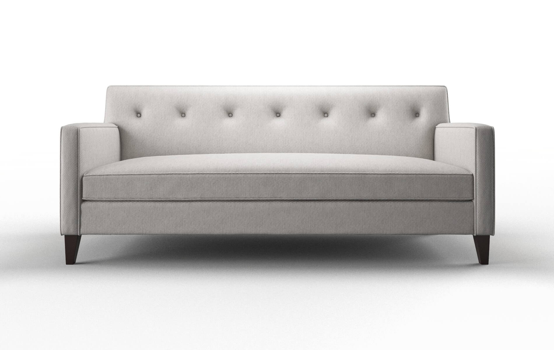 Harper Cosmo Silver Sofa espresso legs 1