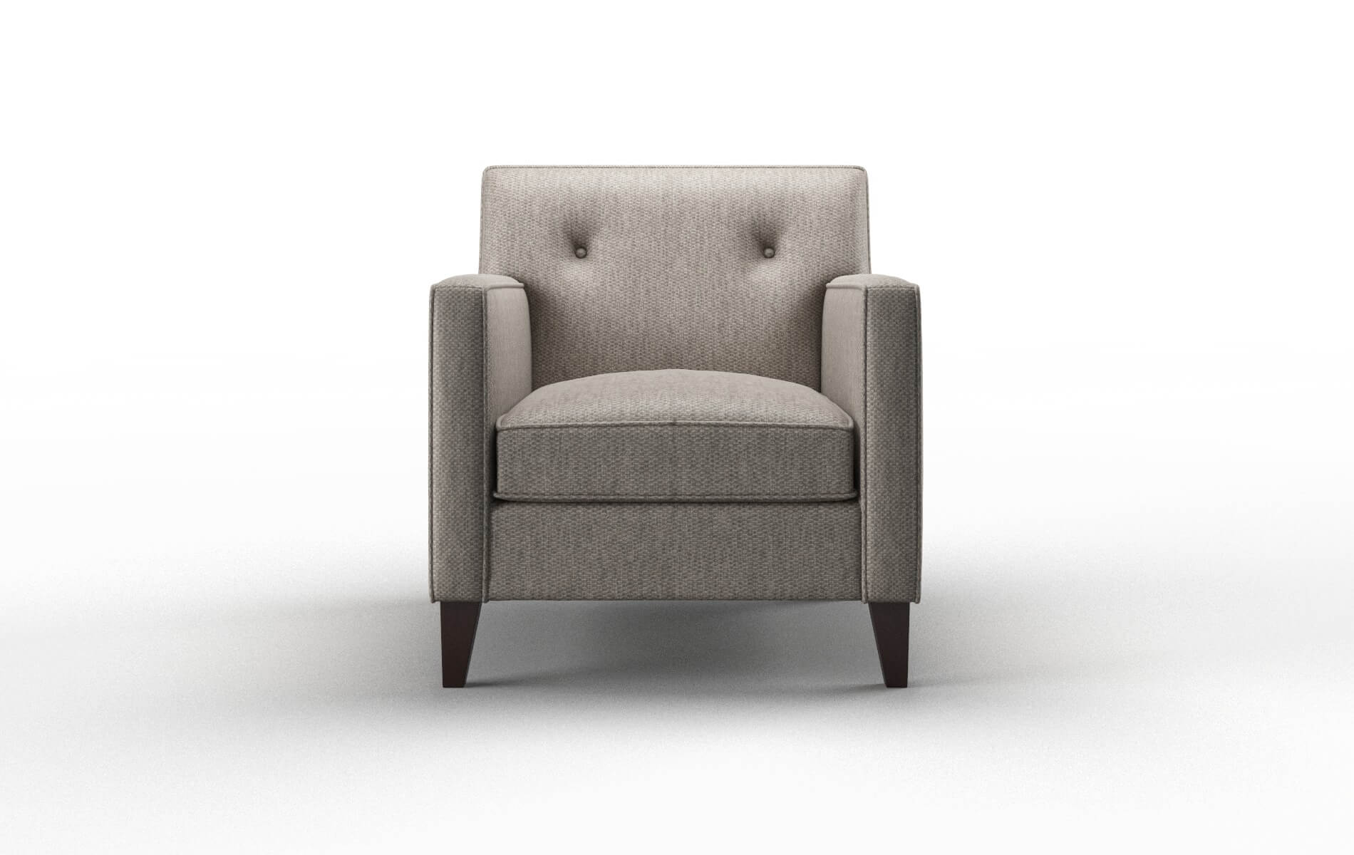 Harper Cosmo Taupe Chair espresso legs 1
