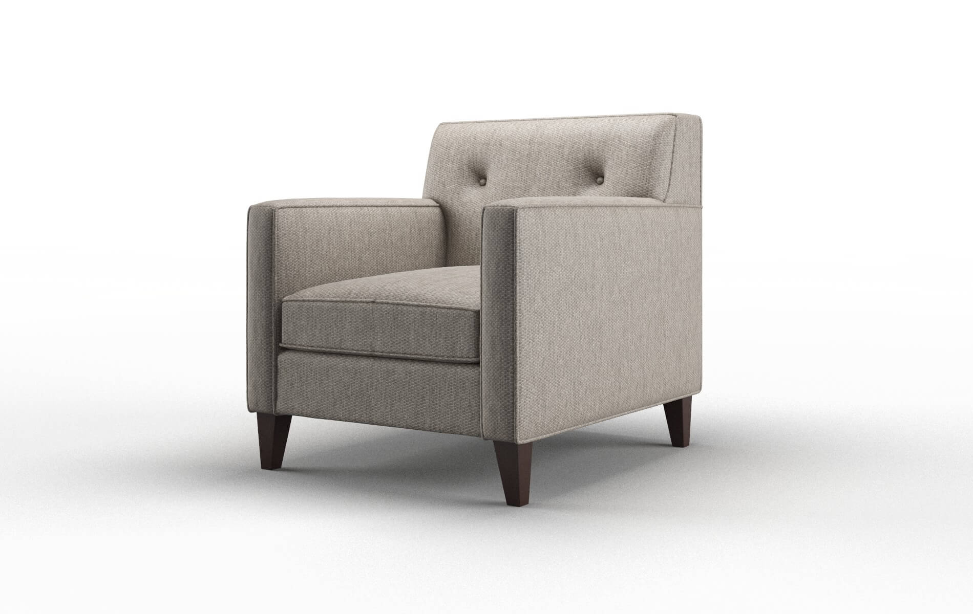 Harper Cosmo Taupe Chair espresso legs 4