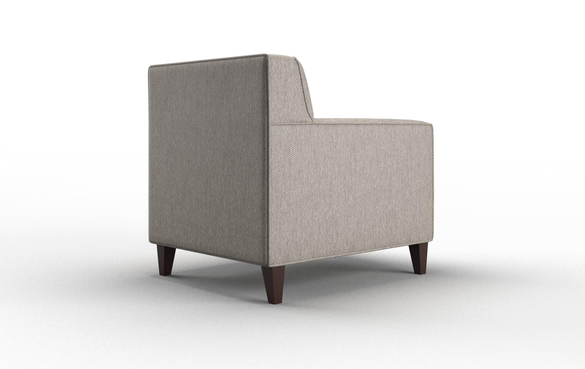 Harper Cosmo Taupe Chair espresso legs 5