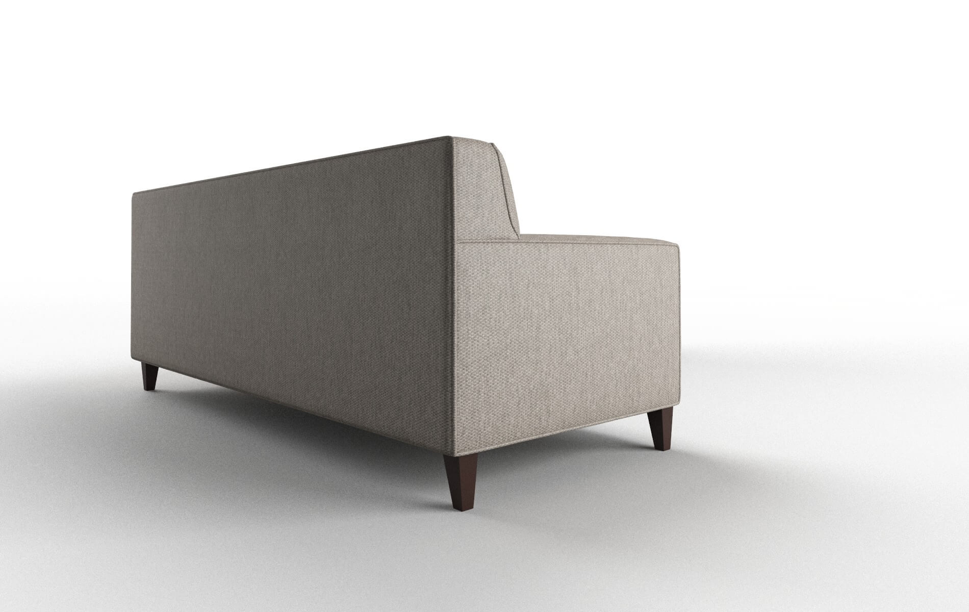 Harper Cosmo Taupe Sectional espresso legs 3