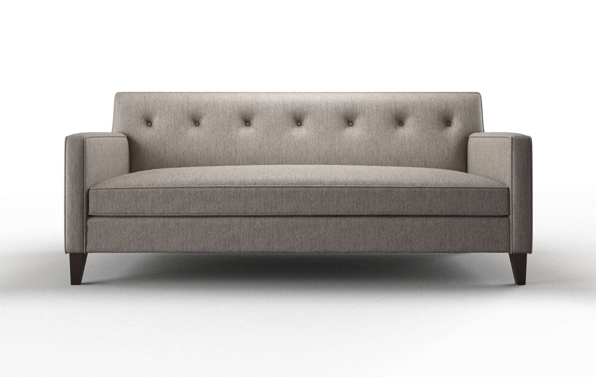 Harper Cosmo Taupe Sofa espresso legs 1