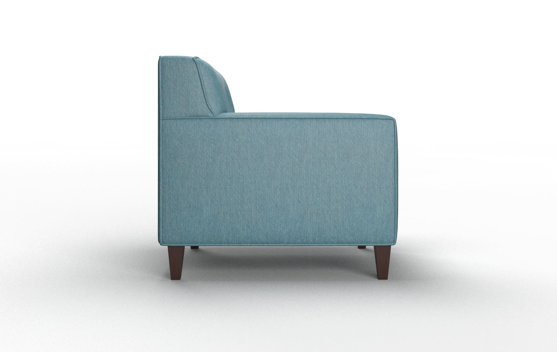 Harper Cosmo Teal Chair espresso legs 3