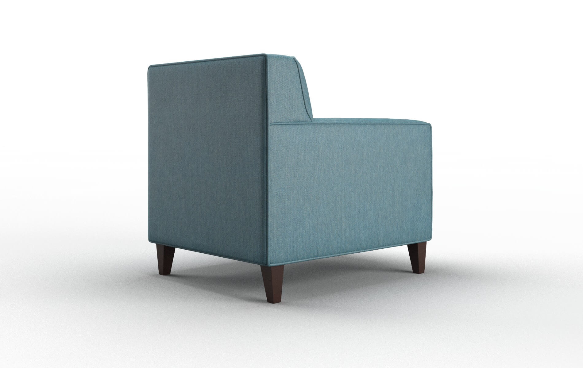Harper Cosmo Teal Chair espresso legs 5