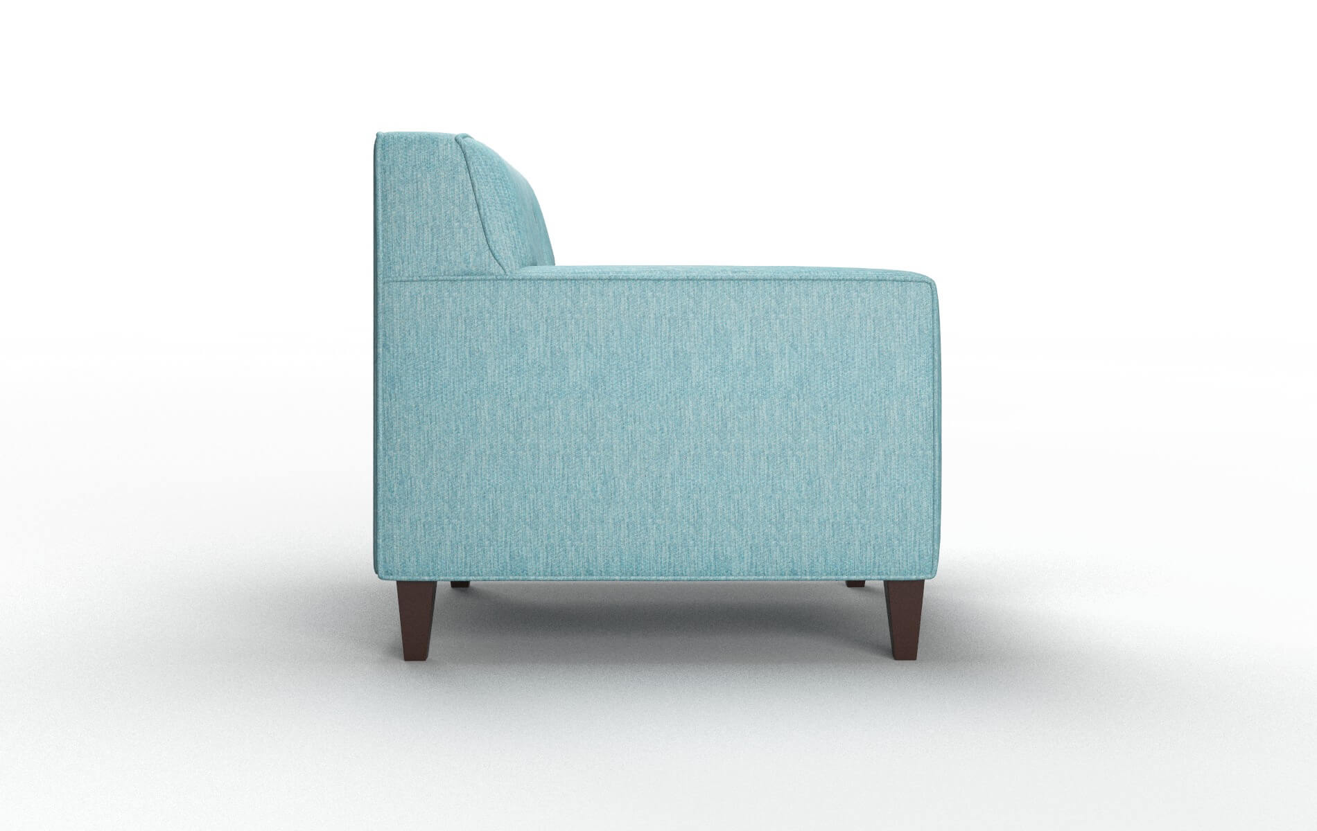 Harper Cosmo Turquoise Chair espresso legs 3