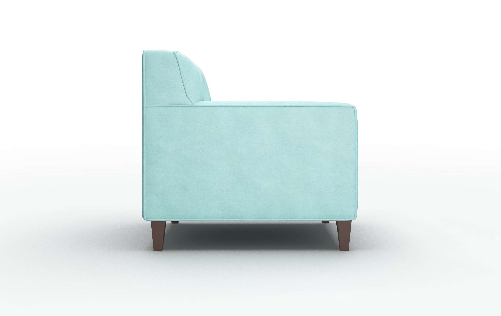 Harper Curious Turquoise Chair espresso legs 3