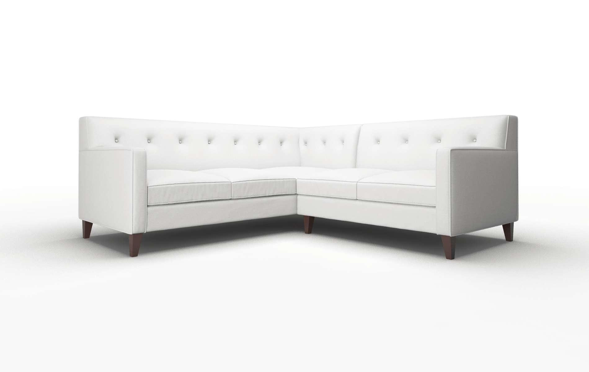 Harper Dawson Platinum Sectional espresso legs 1