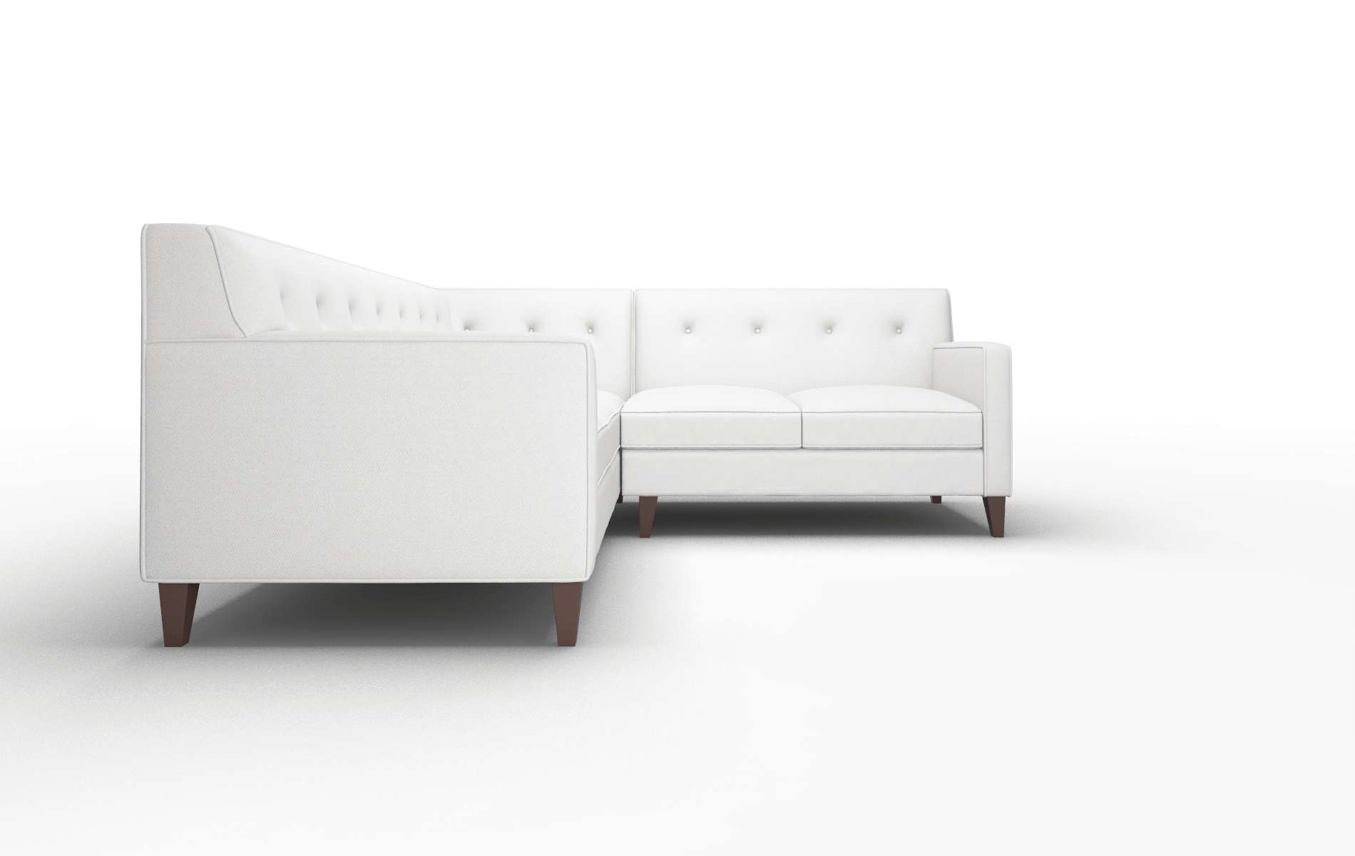 Harper Dawson Platinum Sectional espresso legs 2