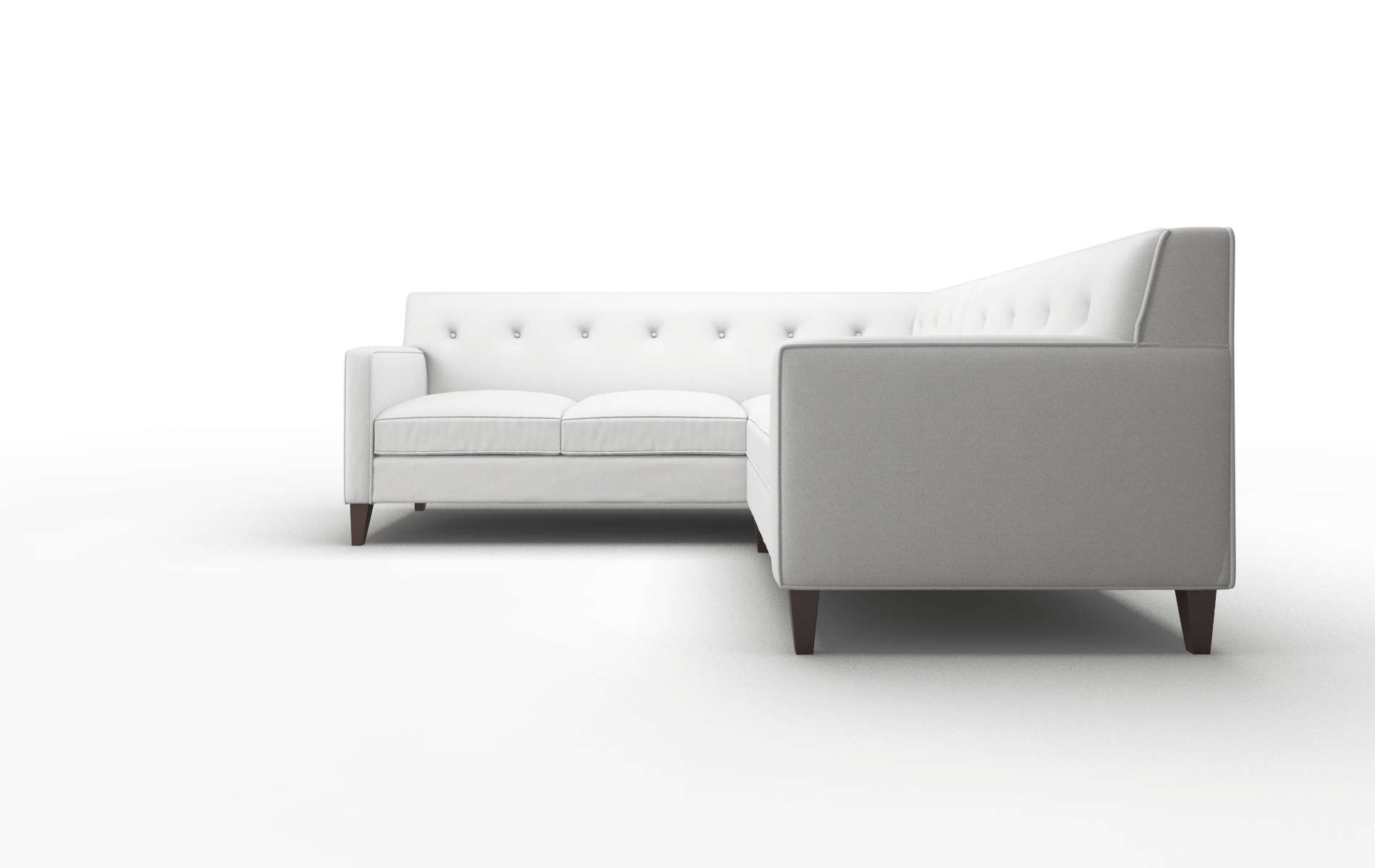 Harper Dawson Platinum Sectional espresso legs 5