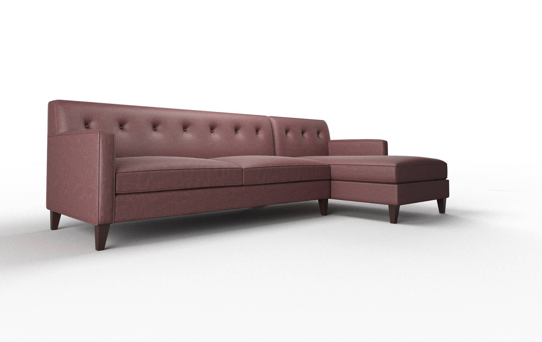 Harper Derby Berry Panel espresso legs 2