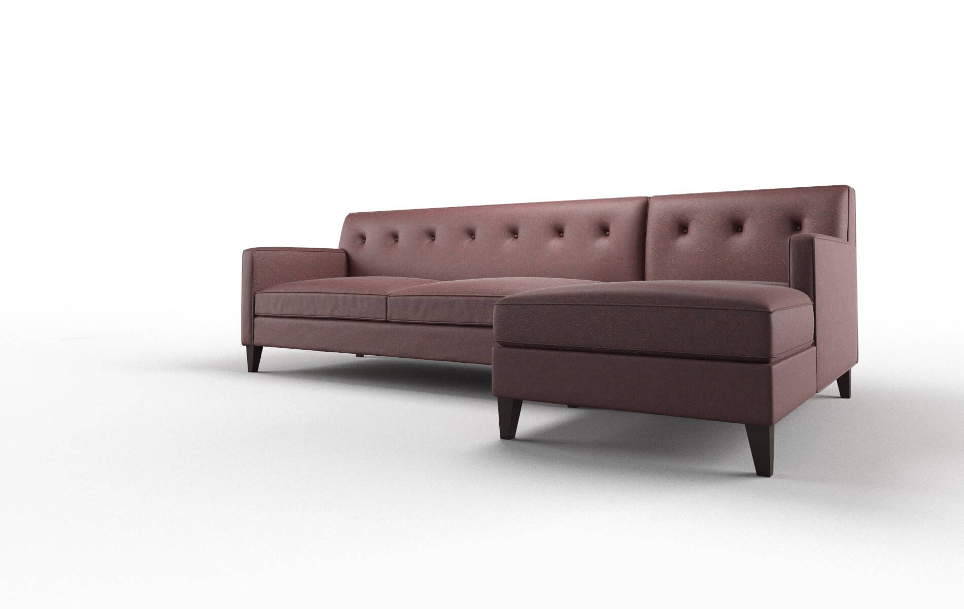 Harper Derby Berry Panel espresso legs 4