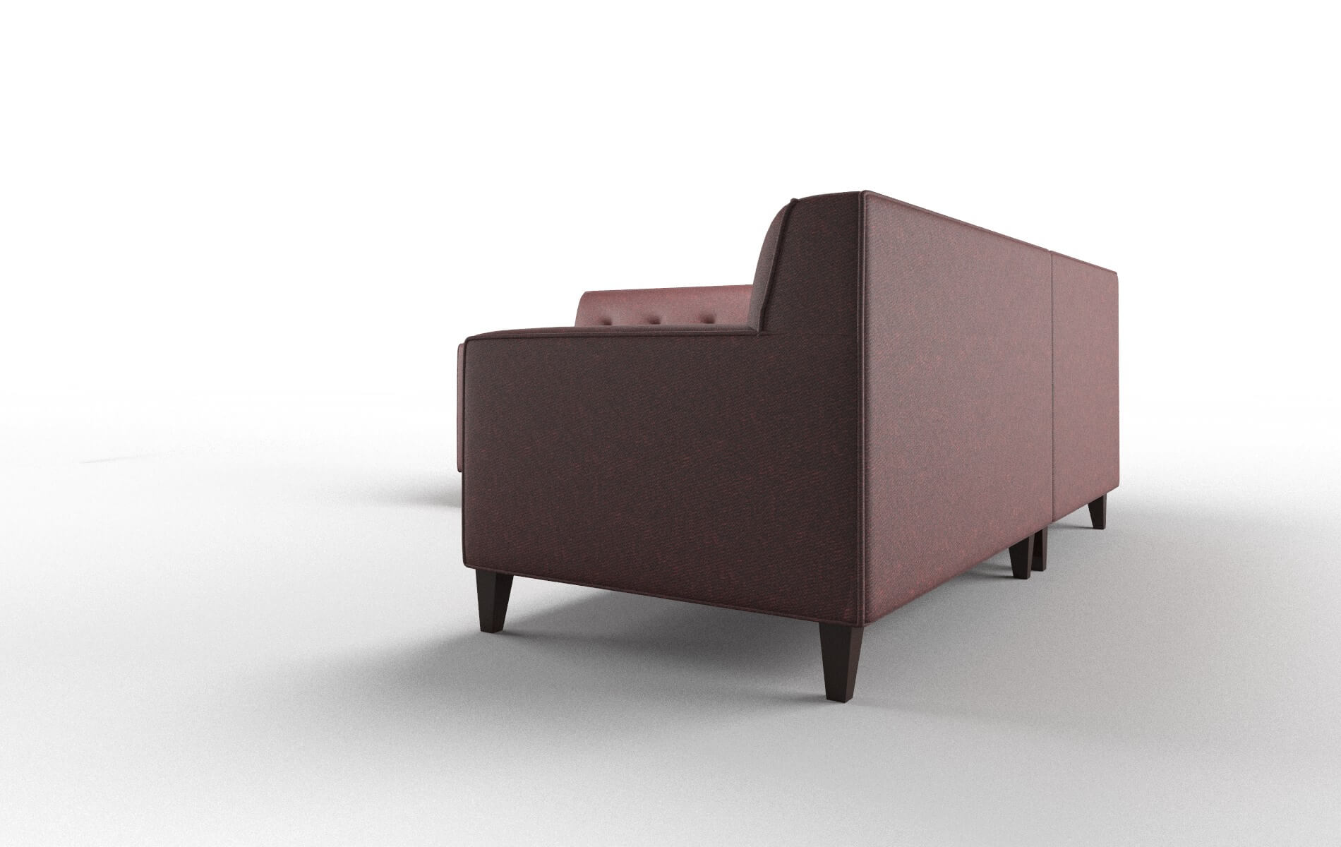 Harper Derby Berry Sectional espresso legs 4