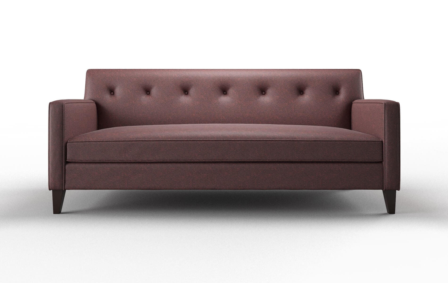 Harper Derby Berry Sofa espresso legs 1