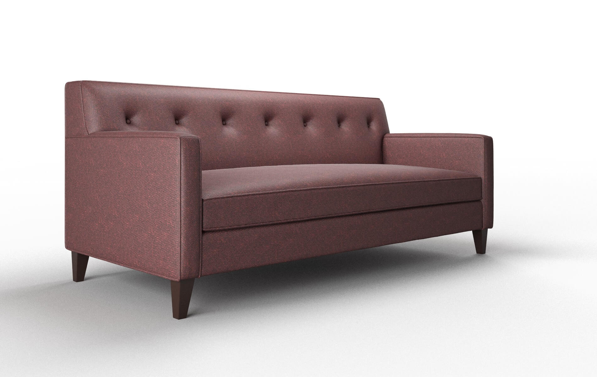 Harper Derby Berry Sofa espresso legs 2