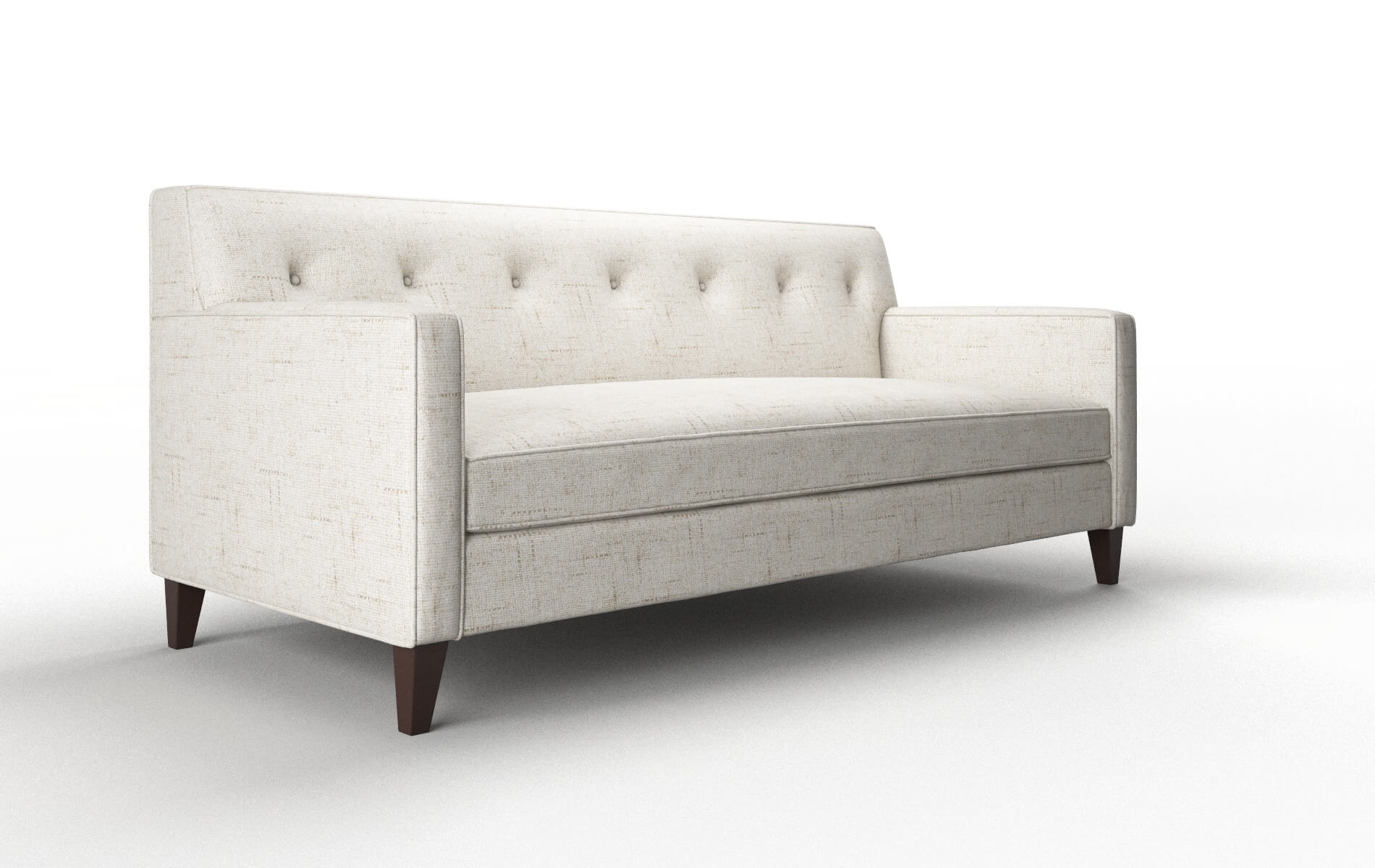 Harper Derby Taupe Sofa espresso legs 2