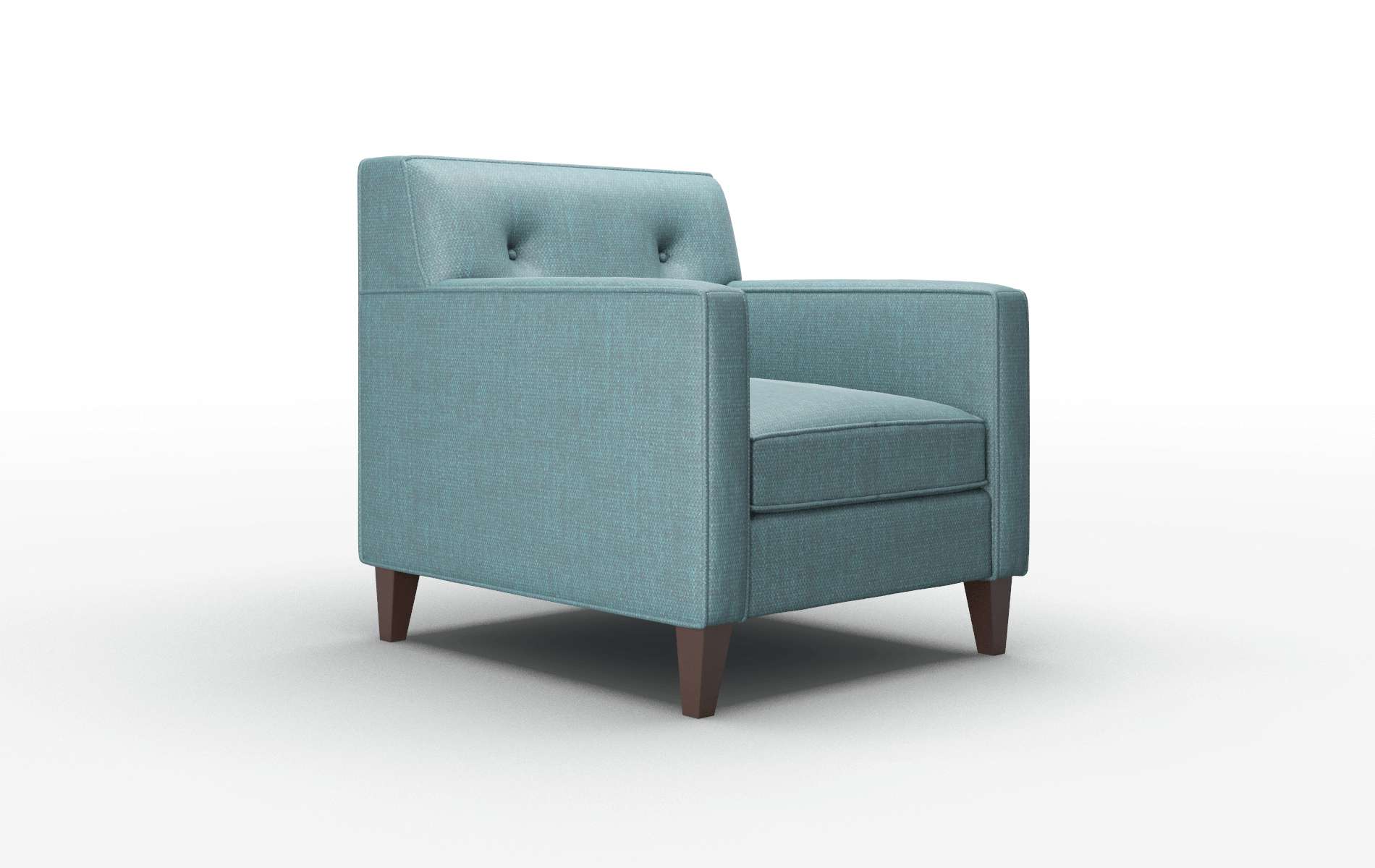 Harper Elliot Teal Chair espresso legs 2