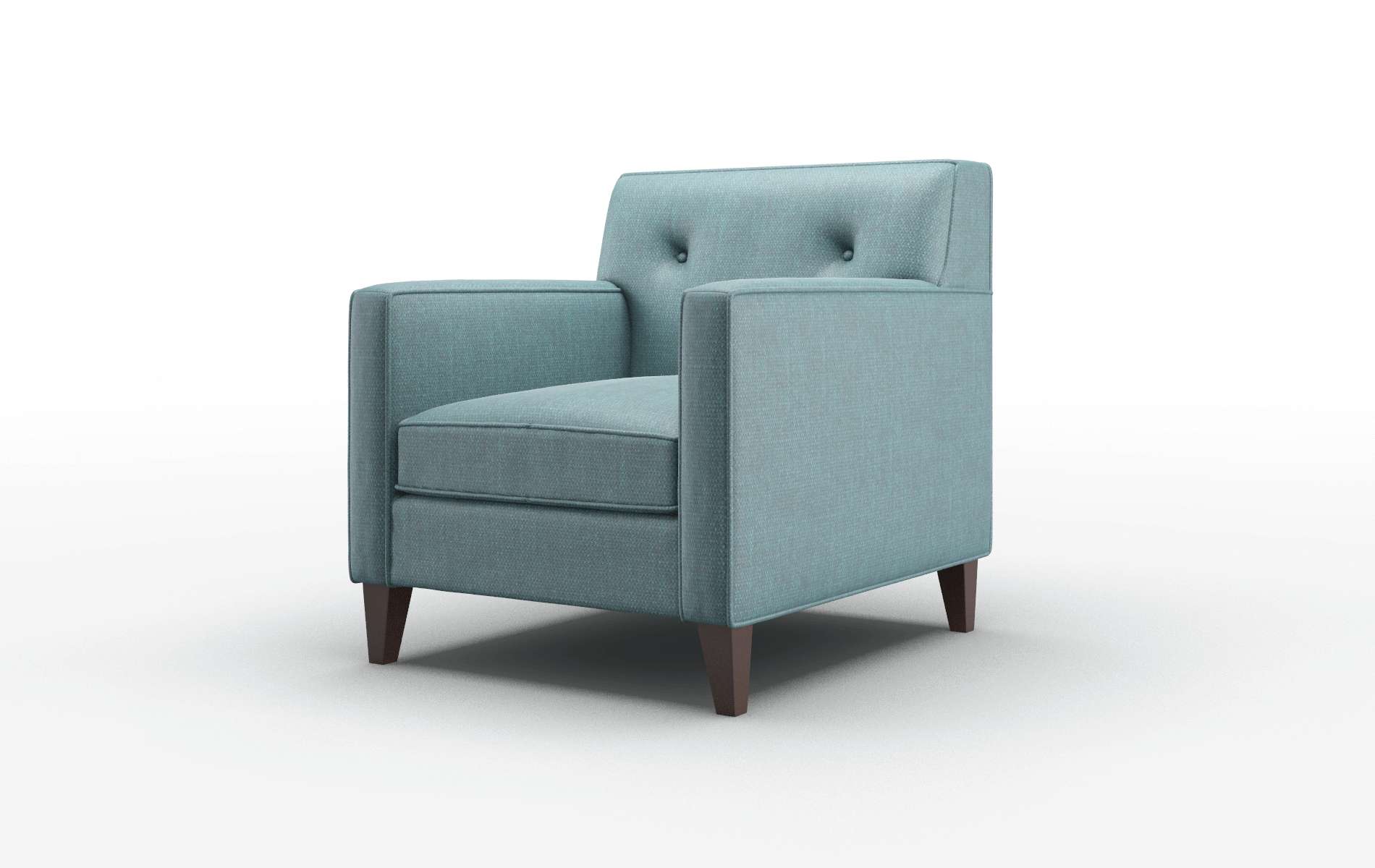 Harper Elliot Teal Chair espresso legs 4