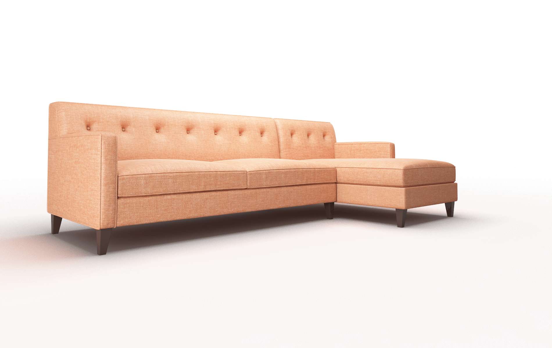 Harper Hepburn Appricot Panel espresso legs 2