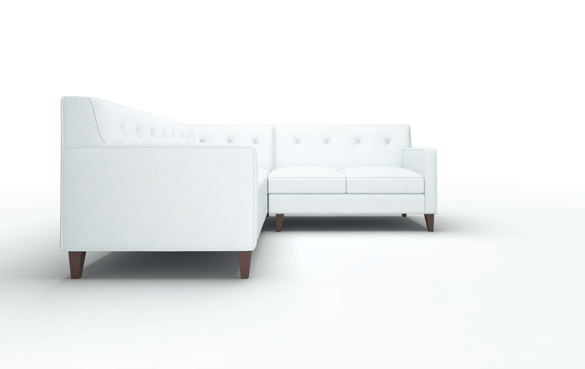 Harper Hepburn Peridot Sectional espresso legs 2