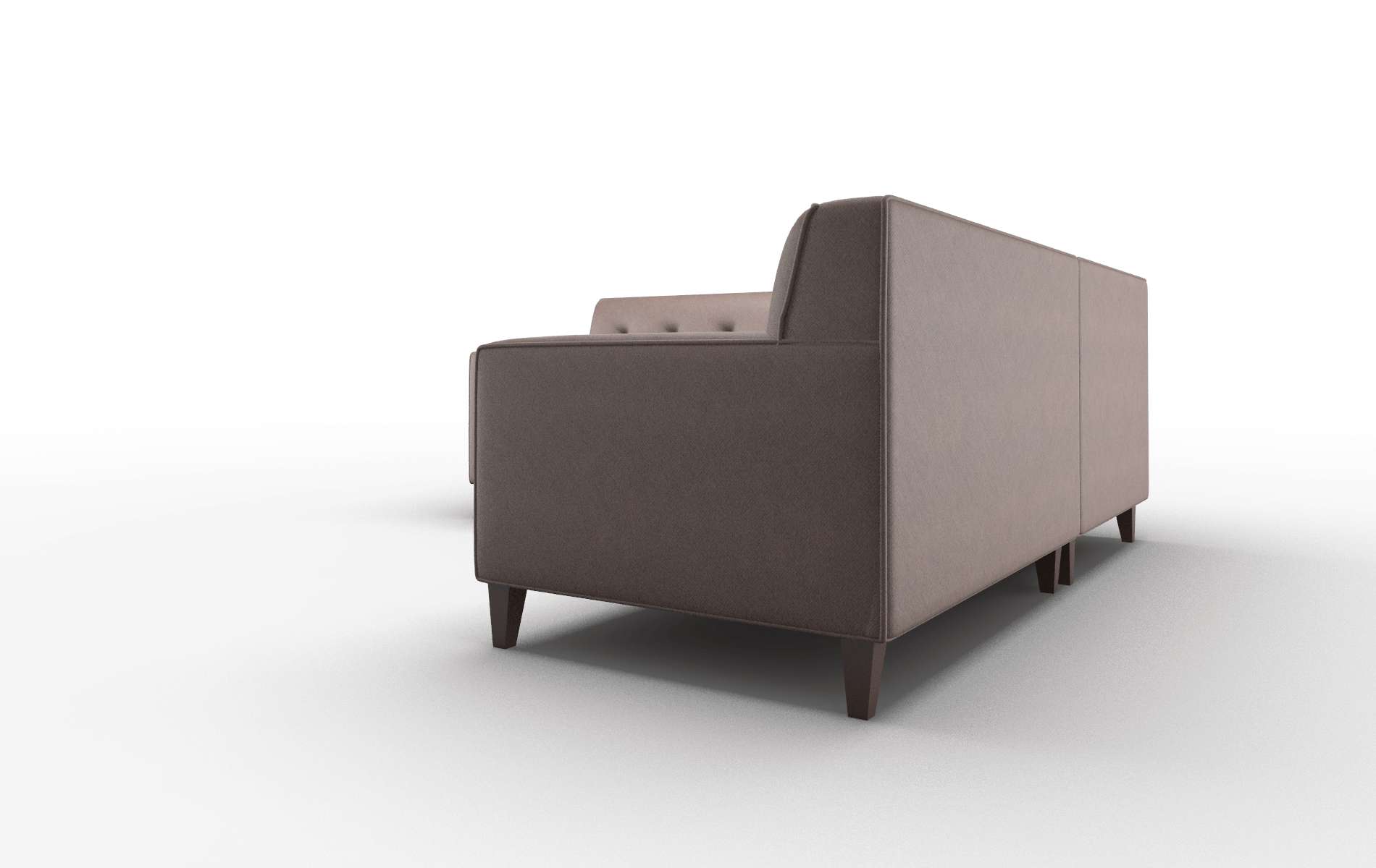 Harper Insight Cafe Sectional espresso legs 4