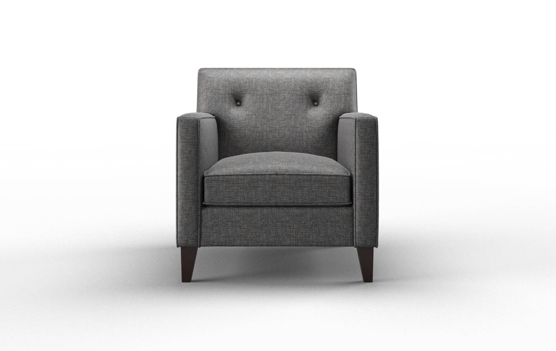 Harper Insight charcoal Chair Espresso Legs  1