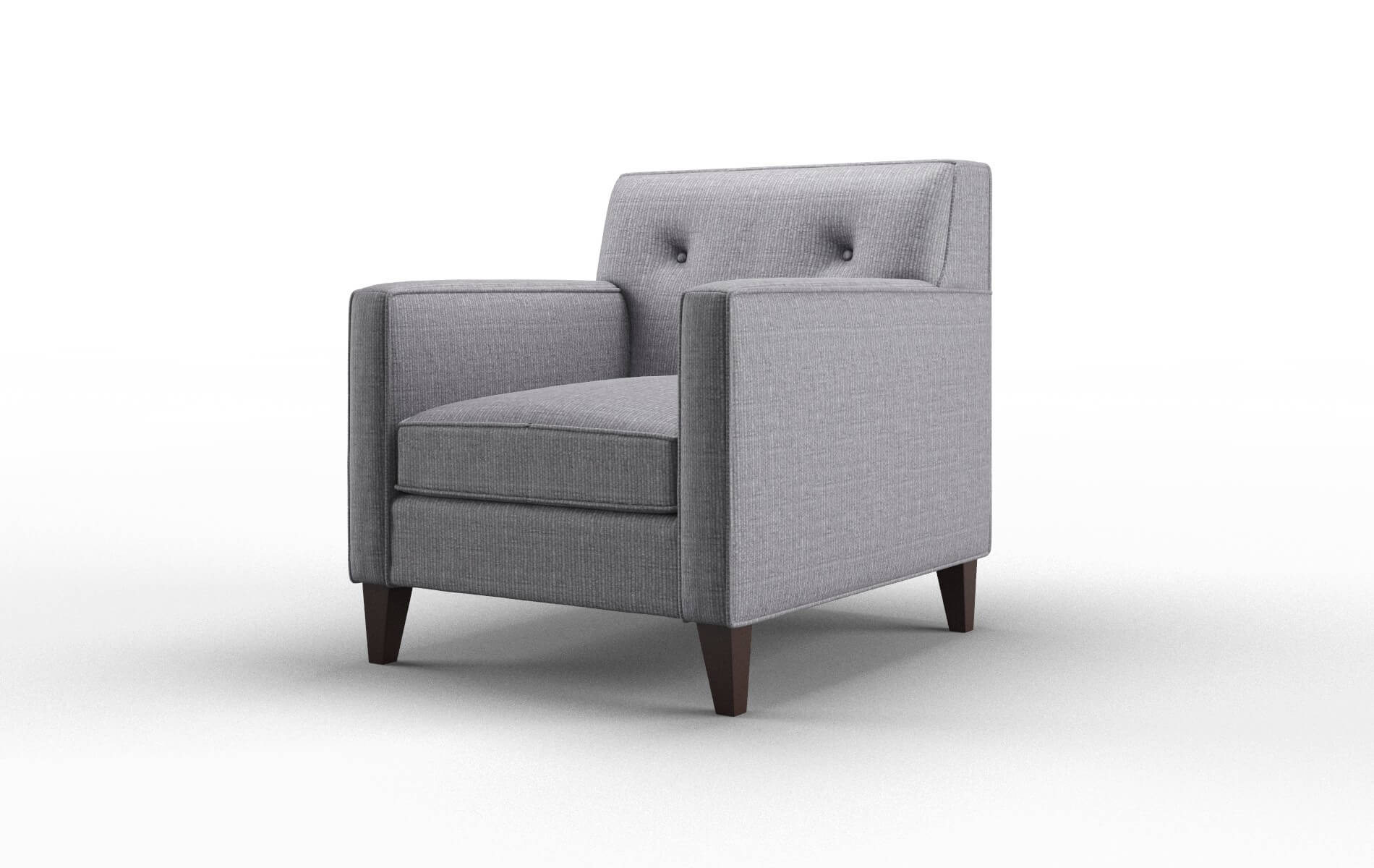 Harper Insight Denim Chair espresso legs 4