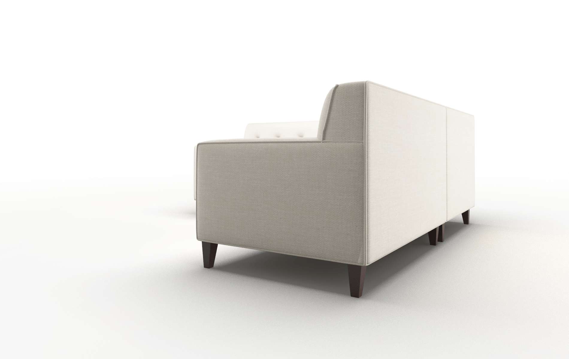 Harper Keylargo Almond Sectional espresso legs 4