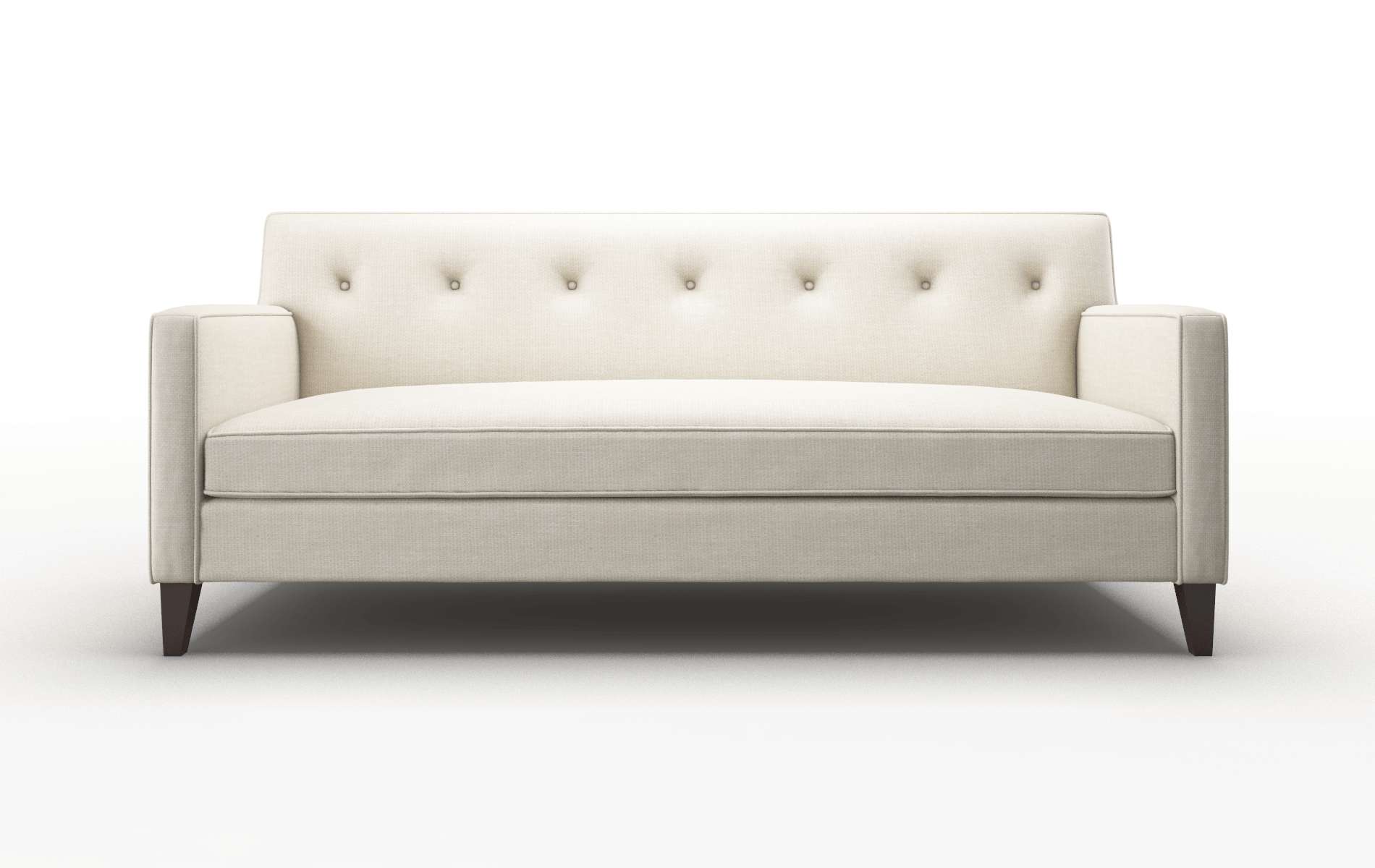 Harper Keylargo Almond Sofa espresso legs