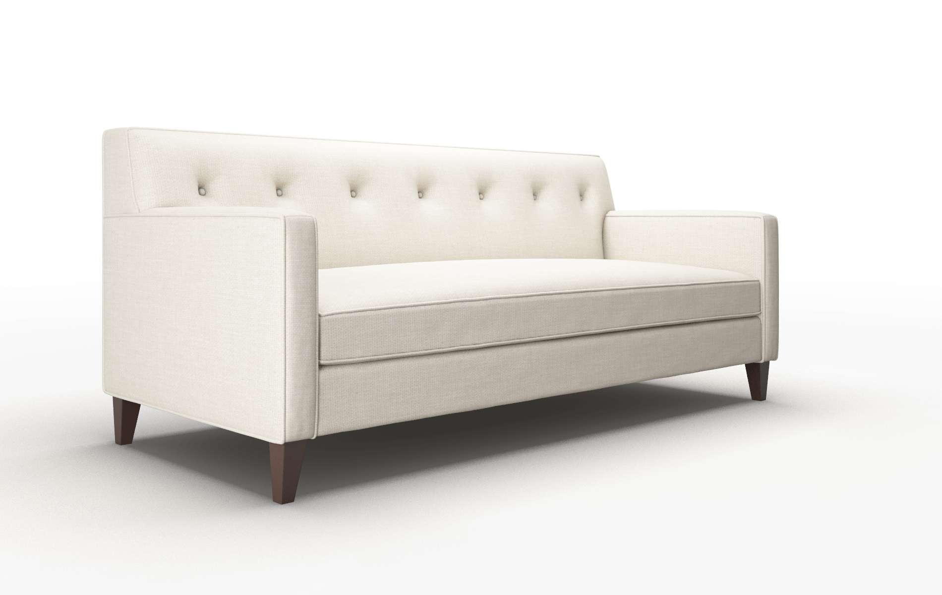 Harper Keylargo Almond Sofa espresso legs 2