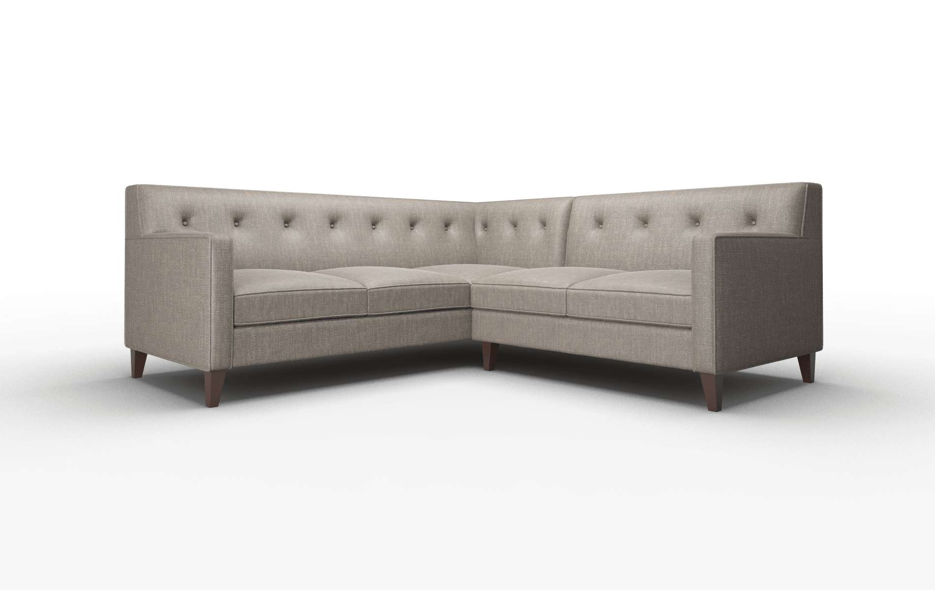 Harper Keylargo bark Sectional Espresso Legs  1