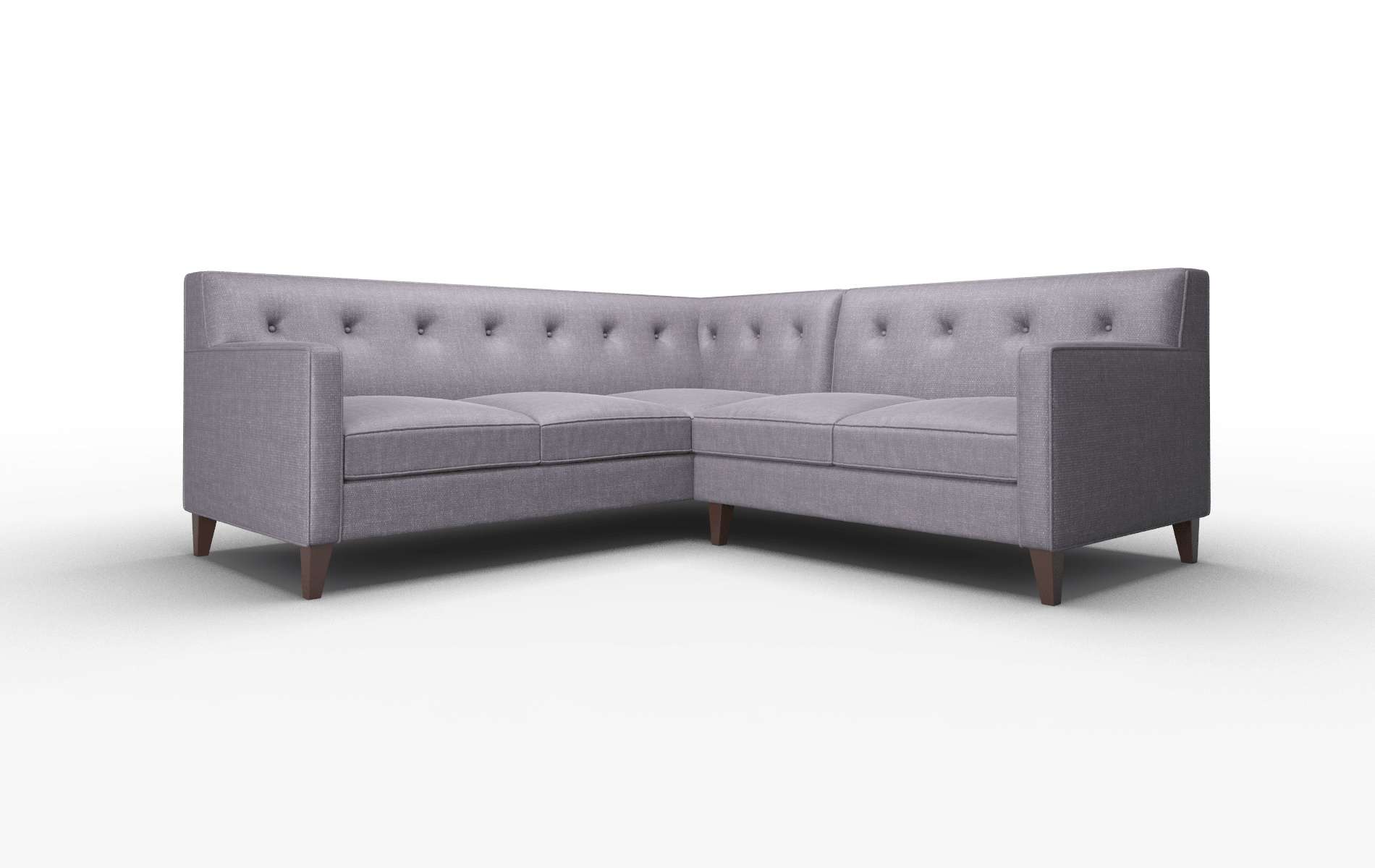 Harper Keylargo Grape Sectional espresso legs 1