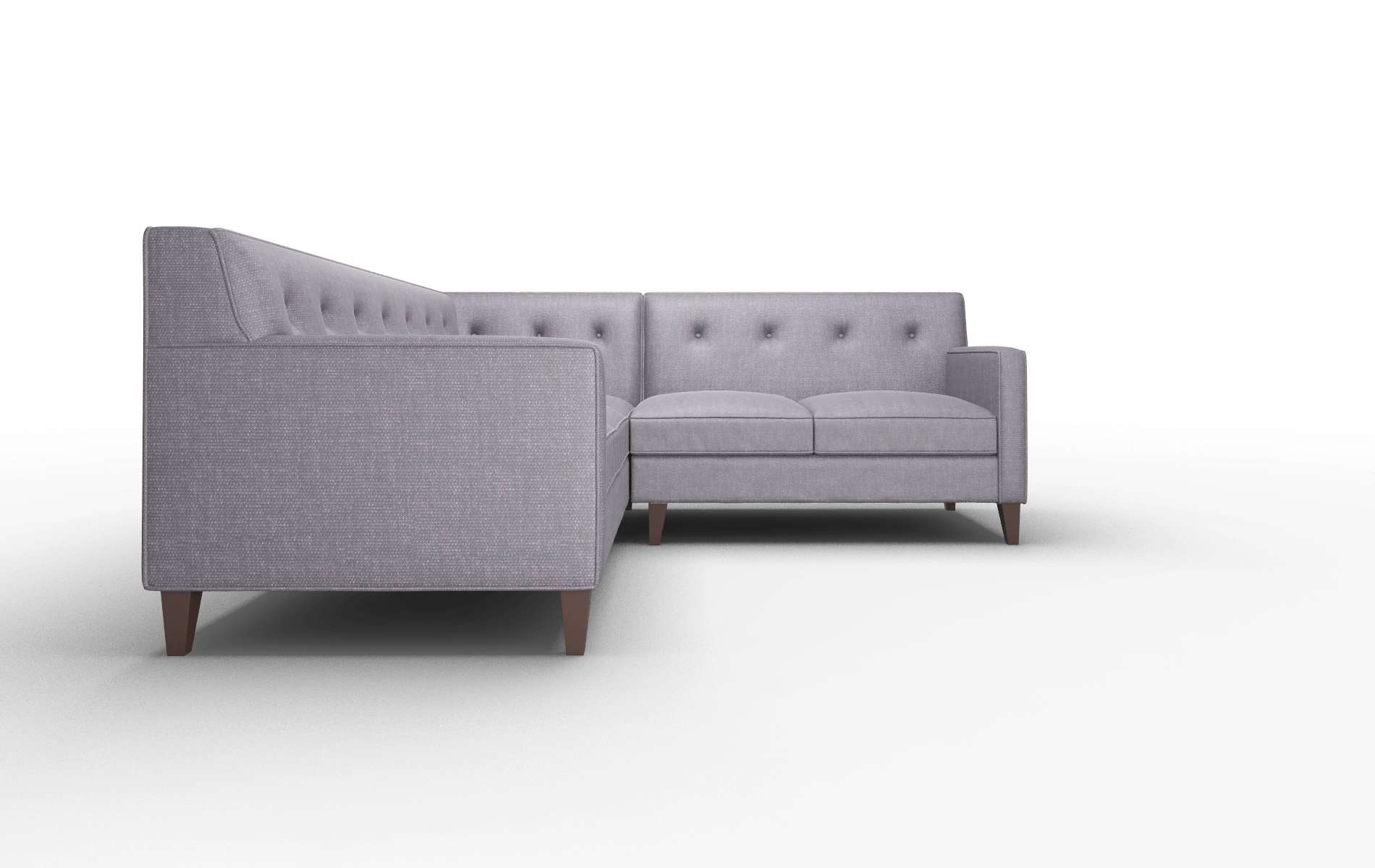 Harper Keylargo Grape Sectional espresso legs 2
