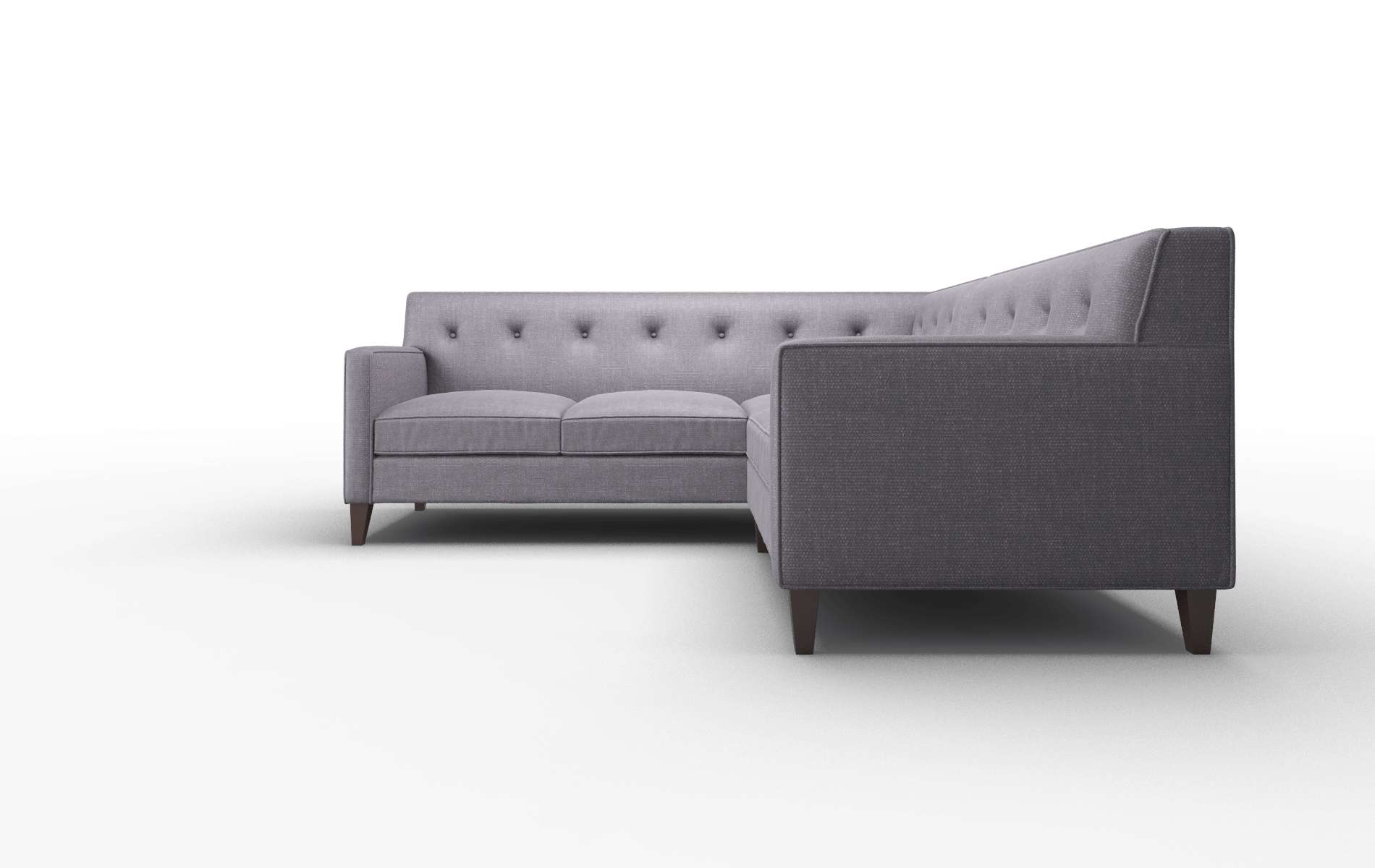 Harper Keylargo Grape Sectional espresso legs 5