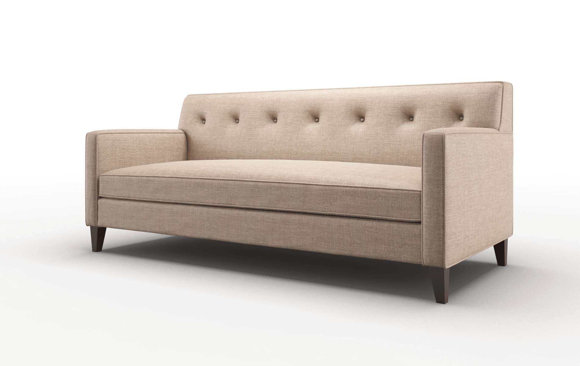 Harper Keylargo Mink Sofa espresso legs 4