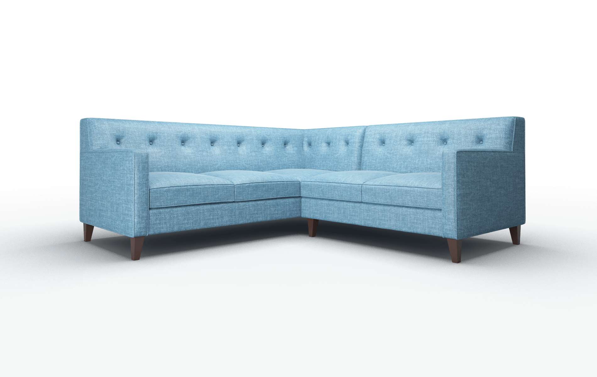 Harper Keylargo ocean Sectional Espresso Legs  1