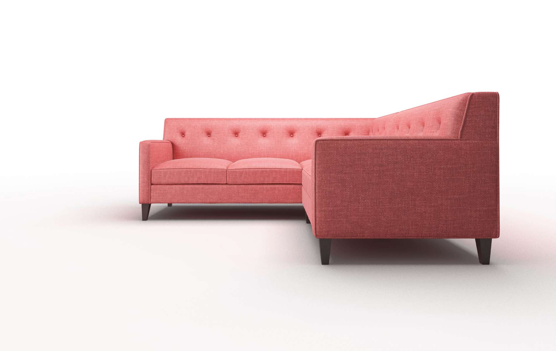 Harper Keylargo Ruby Sectional espresso legs 5