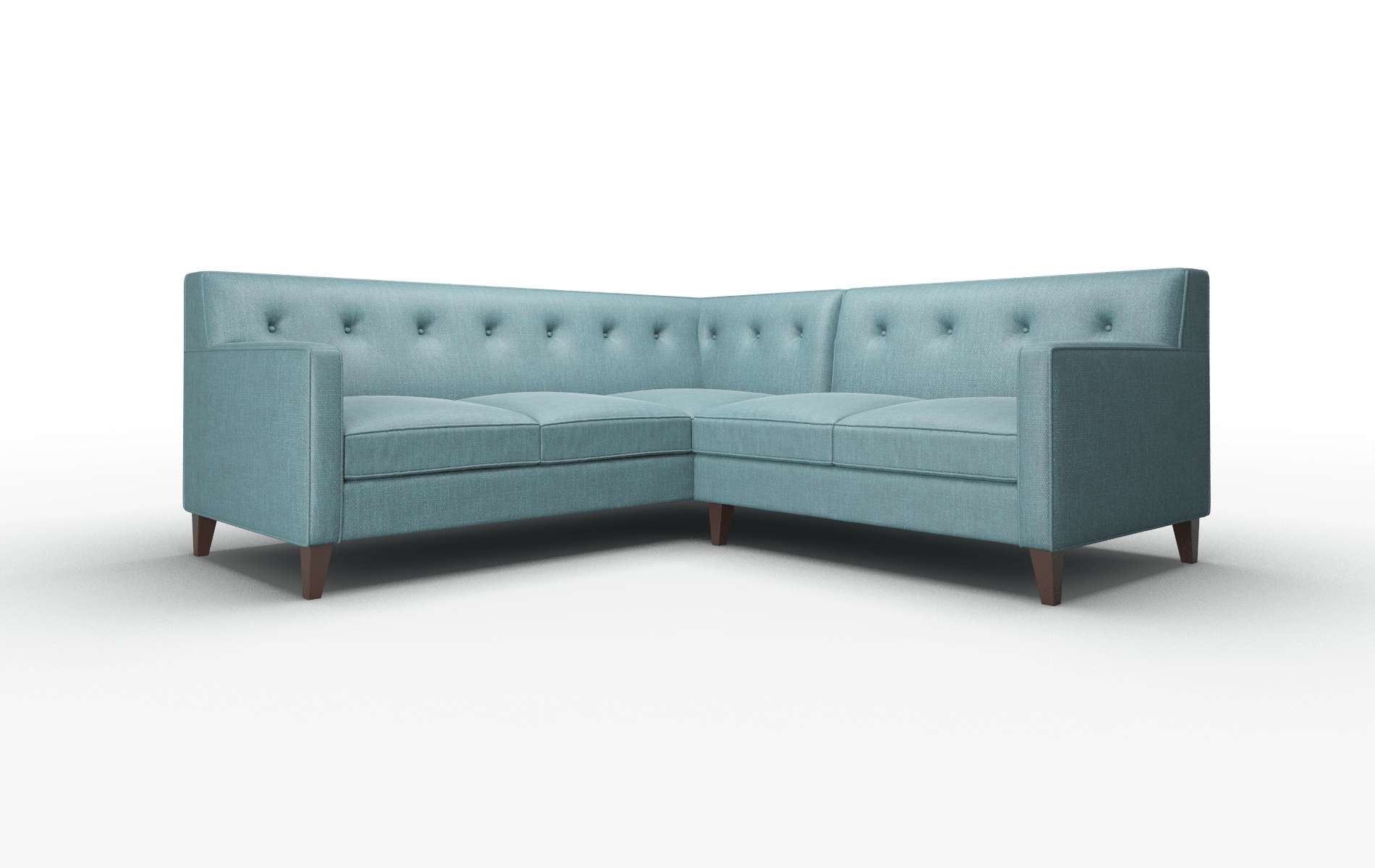 Harper Keylargo Zenithteal Sectional espresso legs 1