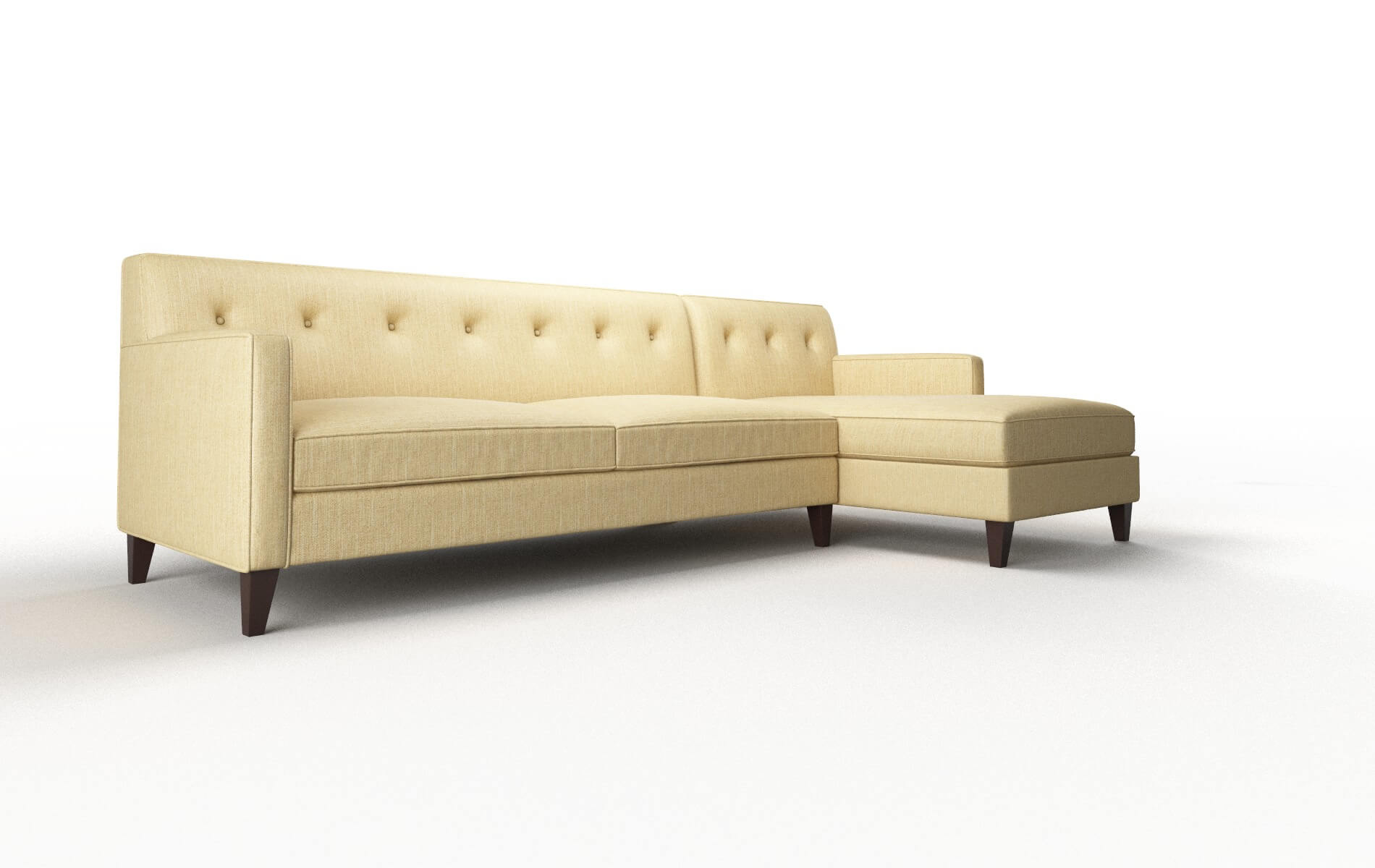 Harper Malibu Maize Panel espresso legs 2